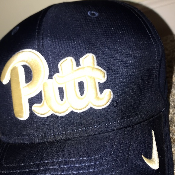 Pitt Panthers (University of Pittsburgh) Script Logo - Nike Dri Fit Hat - Picture 7 of 7